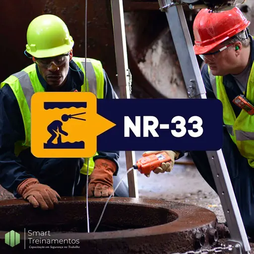 Treinamento regulamentado NR33 com certificado